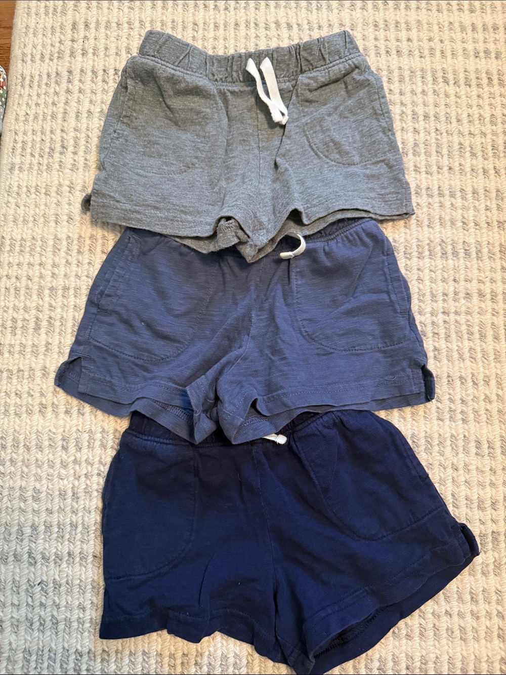 Set of 3 primary drawstring shorts 6-12 months